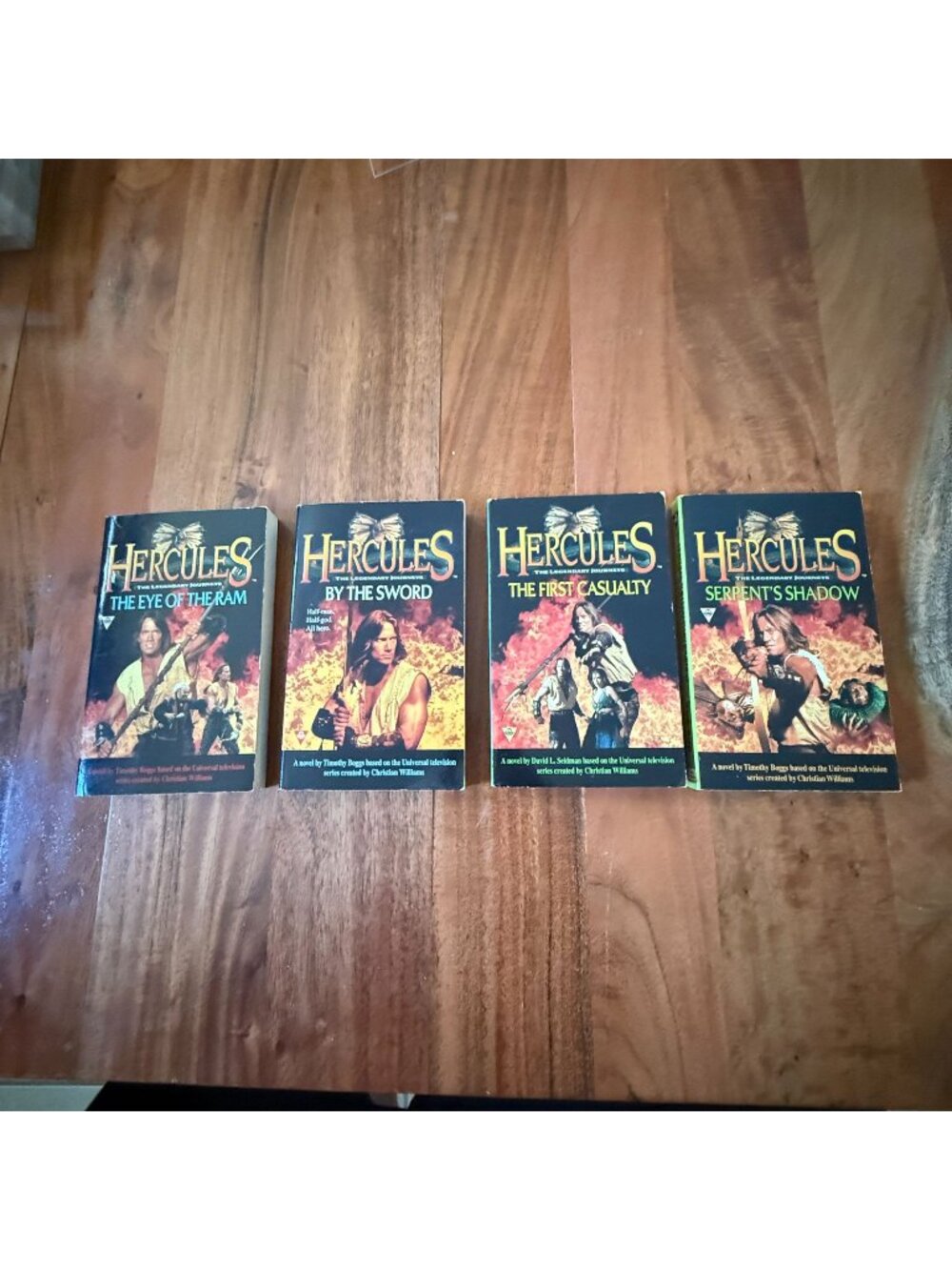 Hercules The Legendary Journeys Paperbacks Lot 1-4 Kevin Sorbo TV Tie-In PB